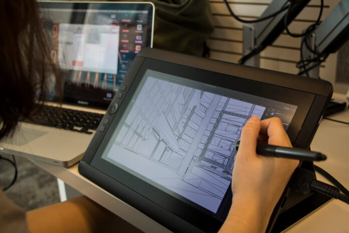 Creating animations for the Westpac Innovation Hub video production.