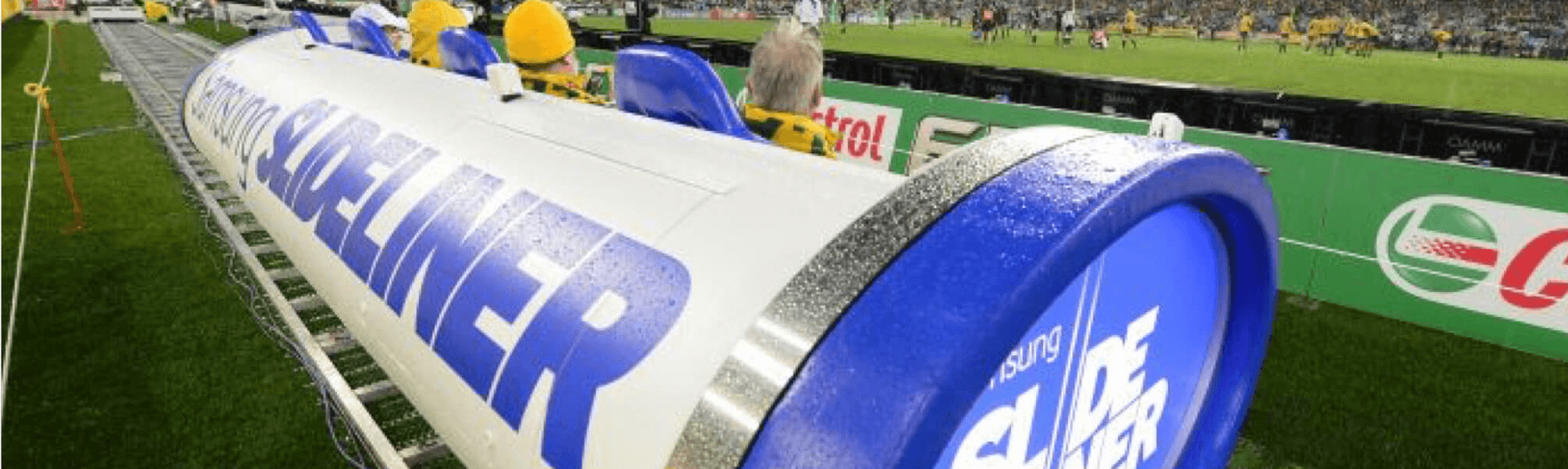 Samsung SlideLiner at the Wallabies game.