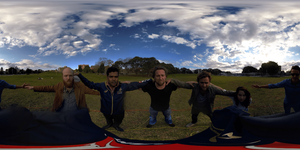 Virtual Reality camera stitching test