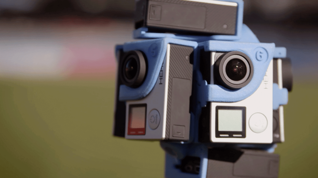 GoPro 360 Heroes rig for Virtual Reality