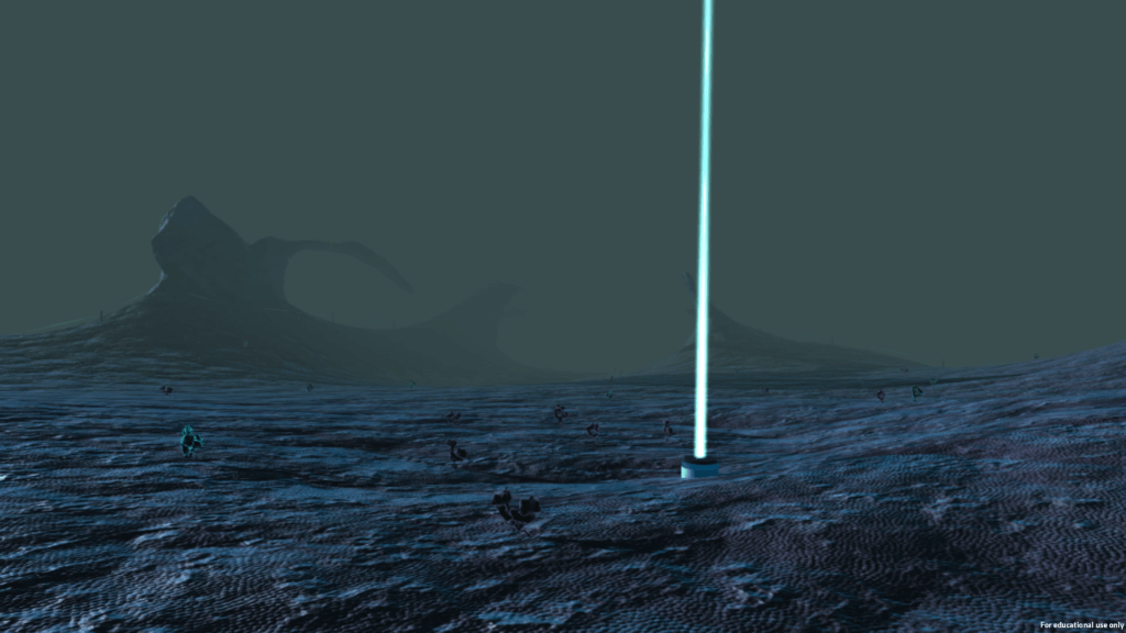 Centre of the Cell Landscape in Virtual Reality