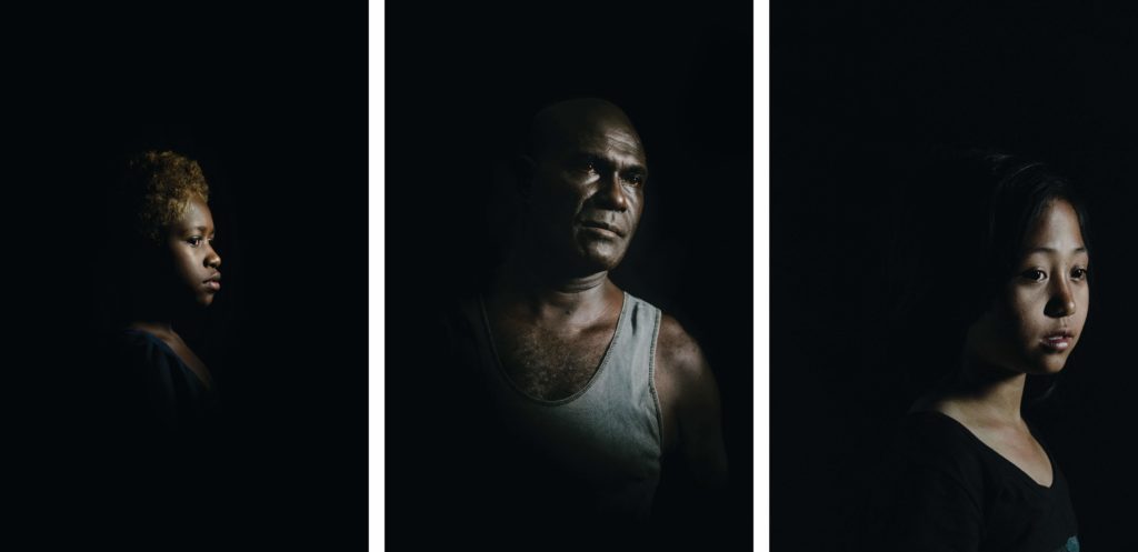 Collage of people from Solomon Islands