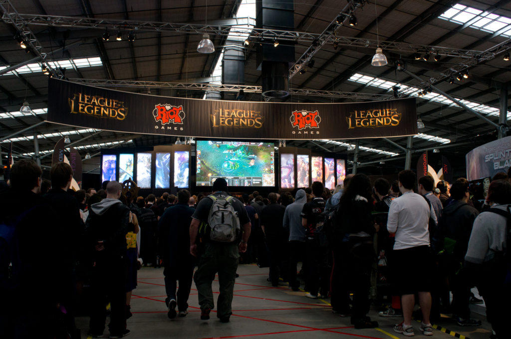 League of Legends stand at PAX
