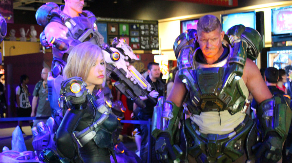Cosplayers participating at PAX