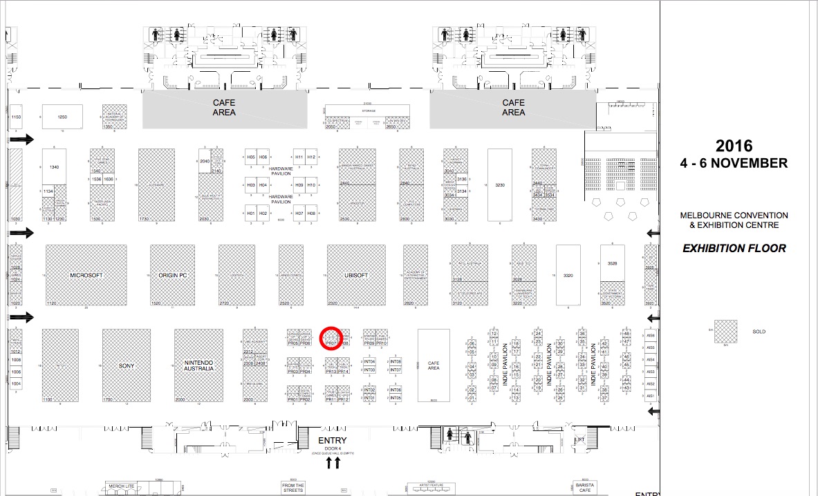 Map of Melbourne Convention Centre showcasing KEPT VR