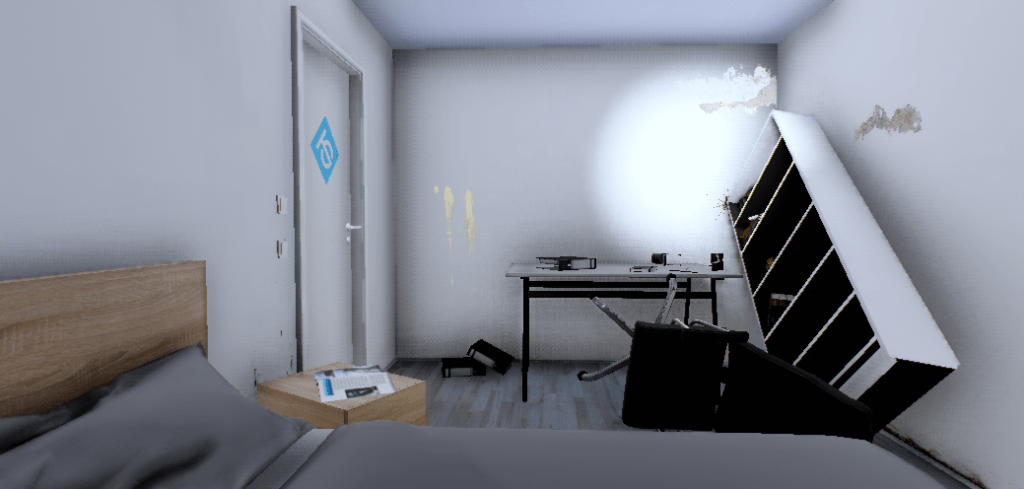 Trashed Room in Terri Scheer Virtual Reality