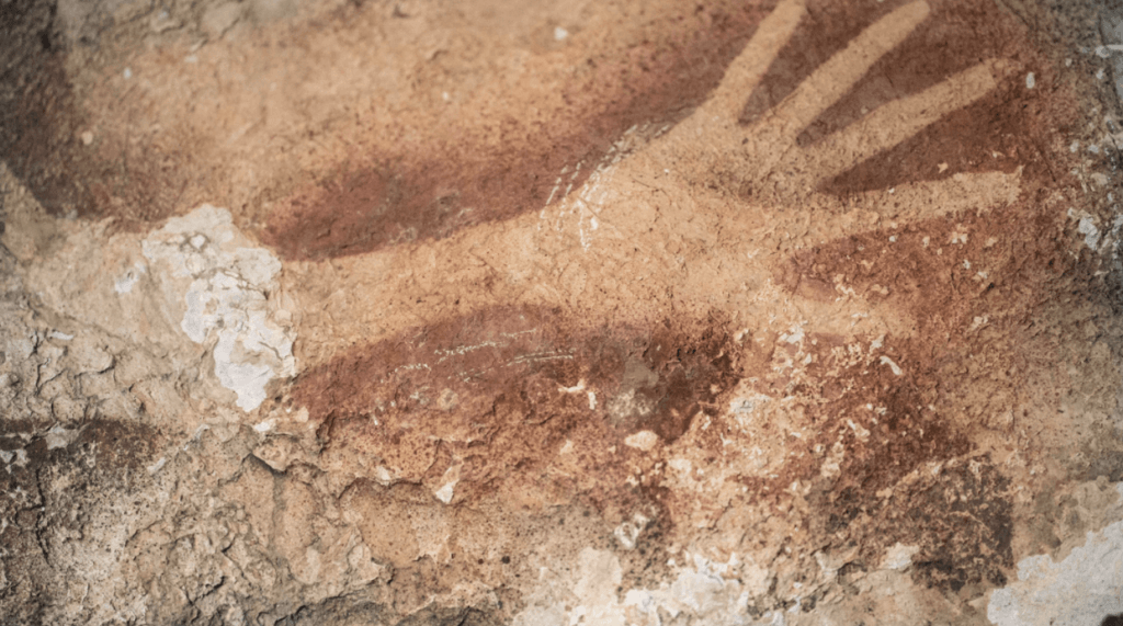Ancient human handprints on cave walls among our earliest signs of creativity