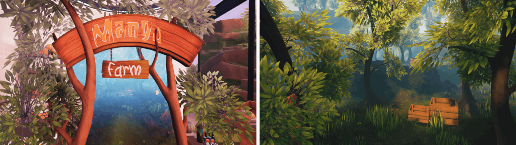 Mango farm promotional experience in Future of Retail VR