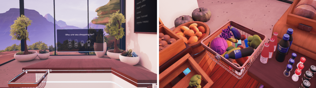 Virtual reality supermarket created for Adobe Make It 2019