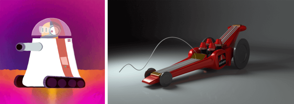 S1T2 Art Attack examples