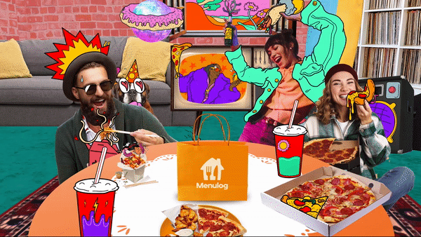 WebGL 3D scene and panning interaction from the Menulog Baller Banquet